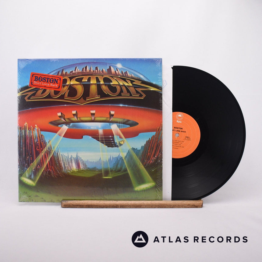 Boston Don't Look Back LP Vinyl Record - Front Cover & Record