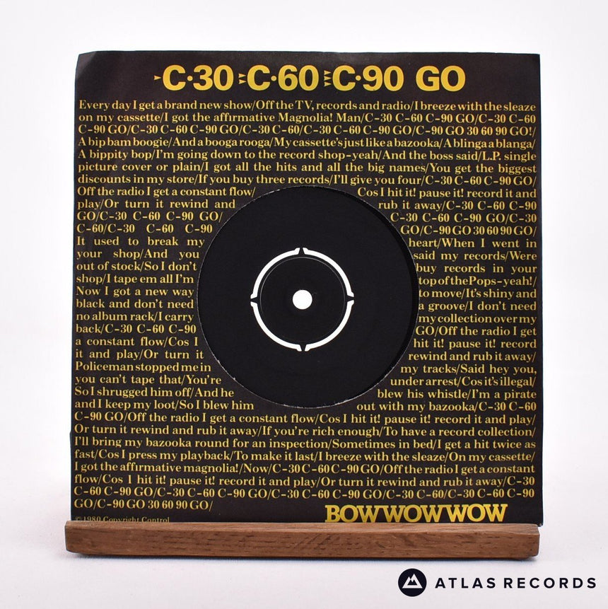 Bow Wow Wow C·30 C·60 C·90 Go 7" Vinyl Record - Front Cover & Record