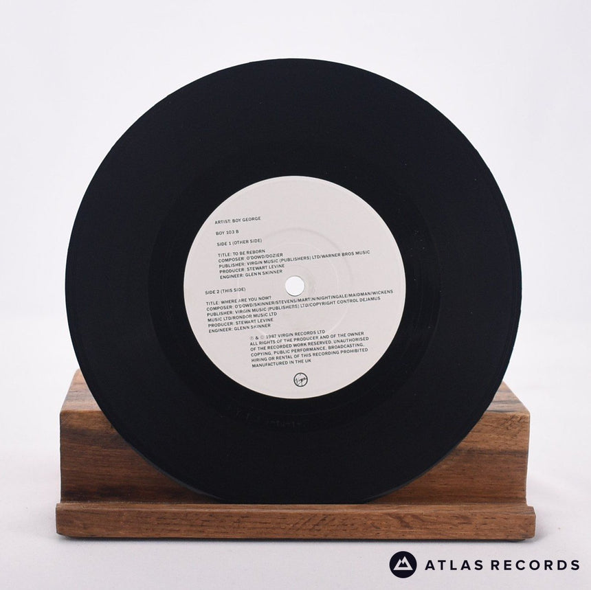 Boy George - To Be Reborn - 7" Vinyl Record - EX/EX