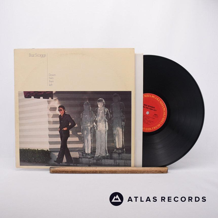 Boz Scaggs Down Two Then Left LP Vinyl Record - Front Cover & Record