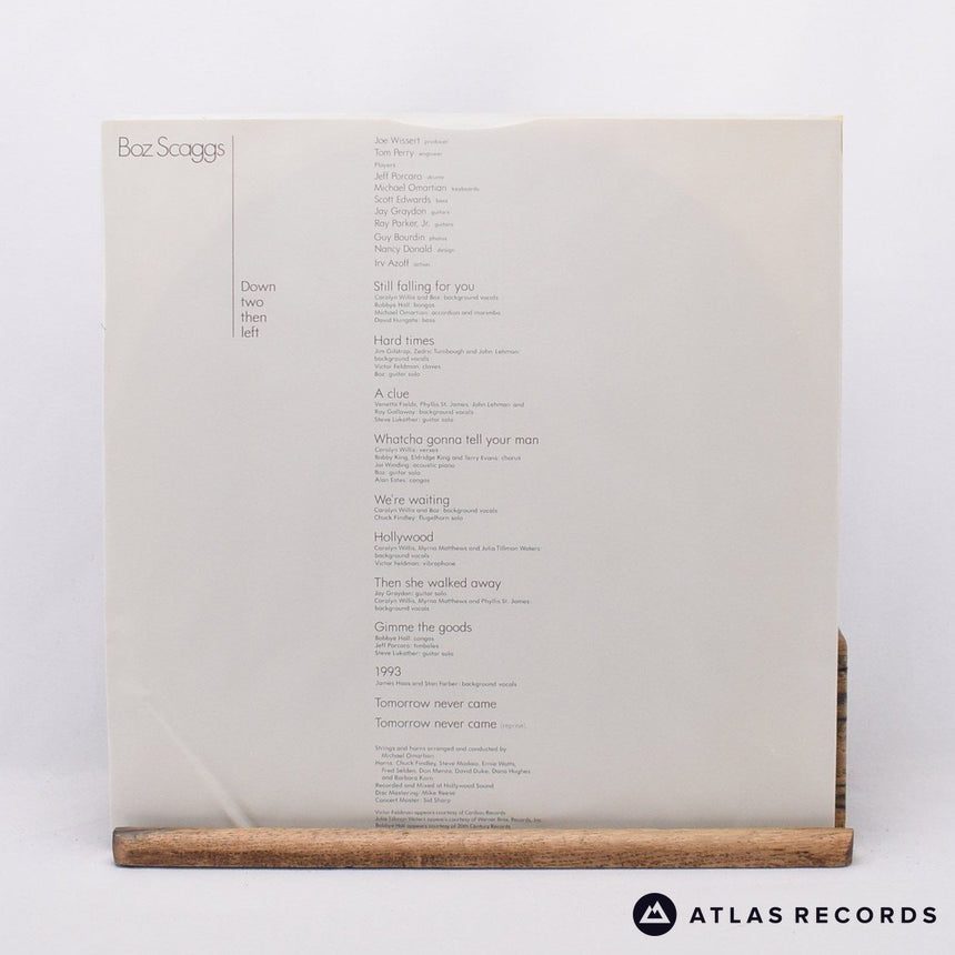 Boz Scaggs - Down Two Then Left - LP Vinyl Record - VG+/EX