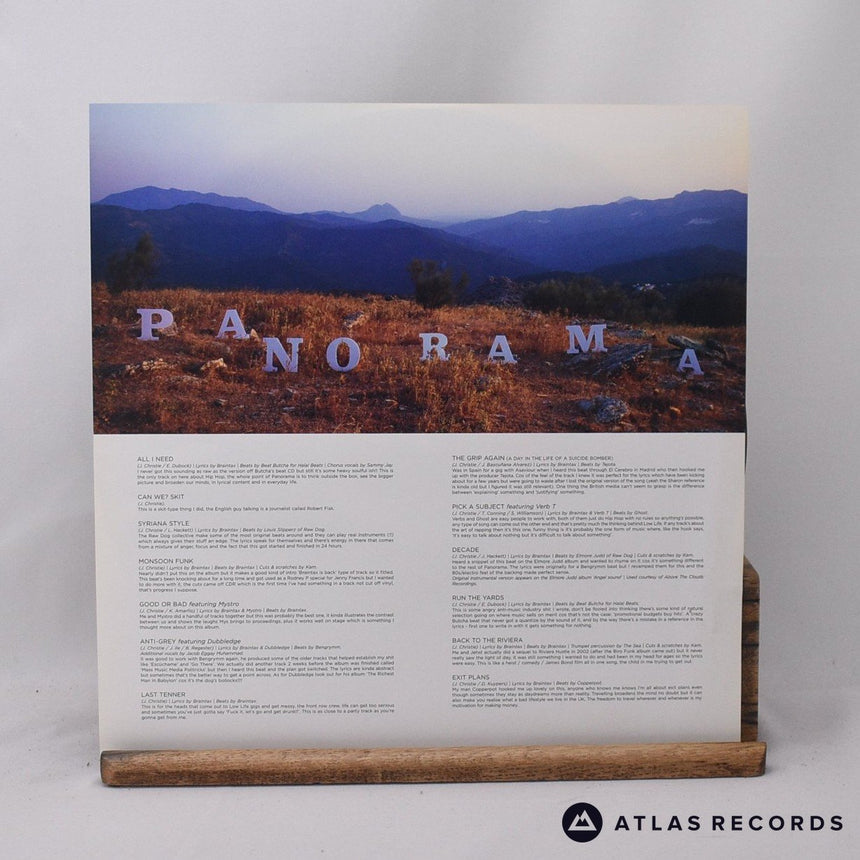 Braintax - Panorama - Lyric Sheet LP Vinyl Record - EX/VG