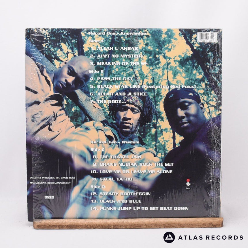Brand Nubian - In God We Trust - Insert Us 2 x LP Vinyl Record - EX/EX