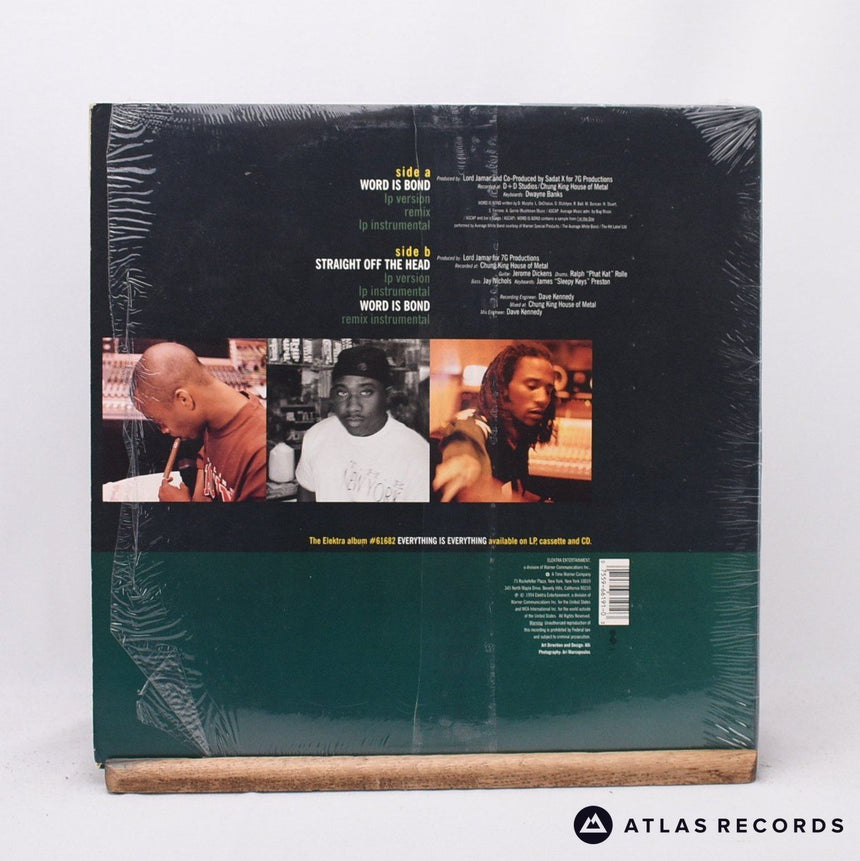 Brand Nubian - Word Is Bond - Us 12" Vinyl Record - EX/VG+