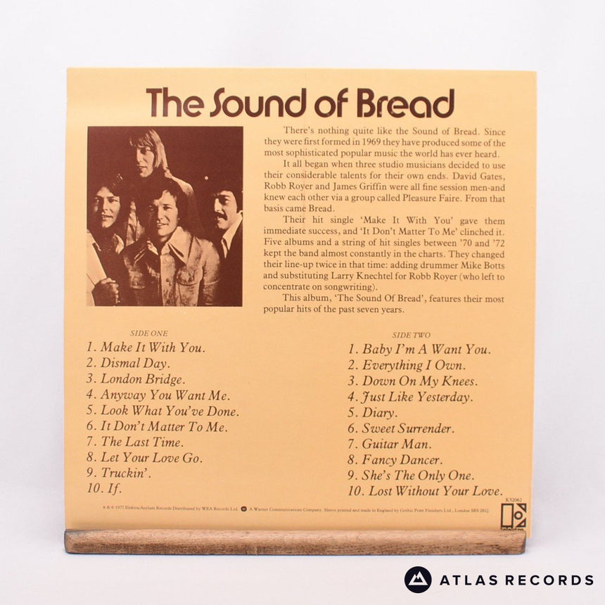Bread - The Sound Of Bread - Their 20 Finest Songs - LP Vinyl Record - NM/EX