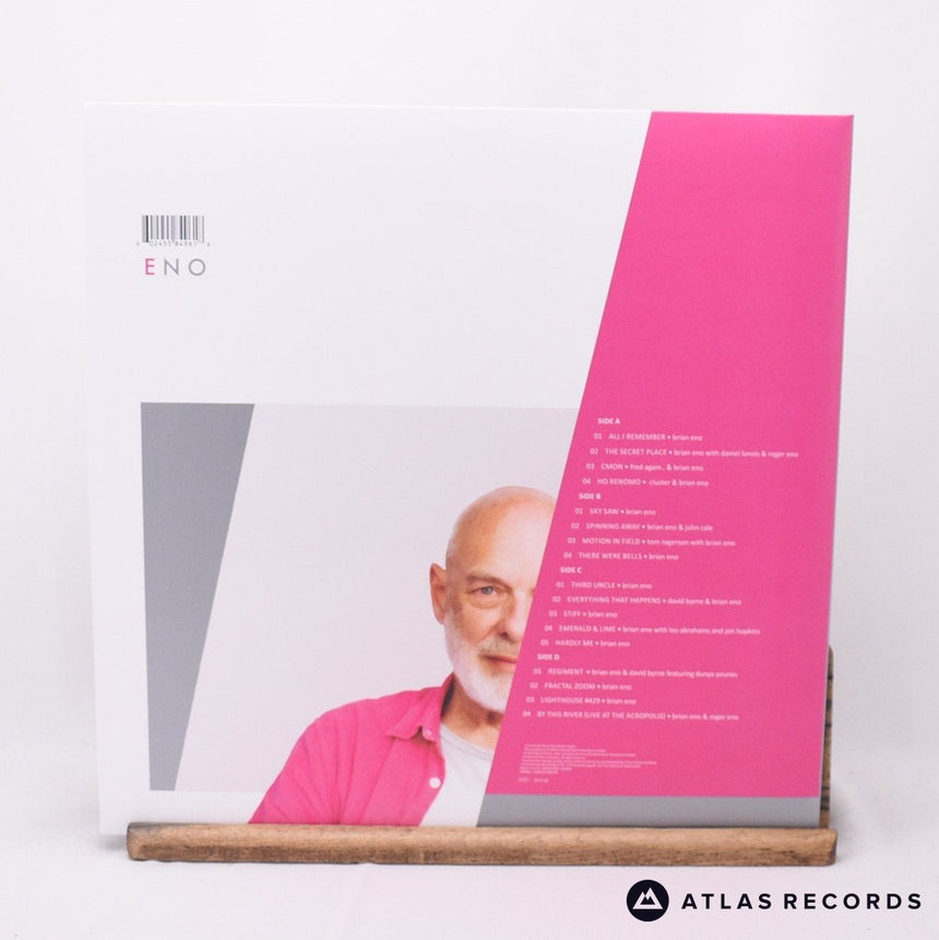 Brian Eno - Eno - Pink & White Gatefold Double LP Vinyl Record - NM/NM