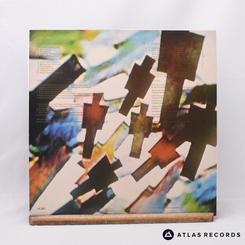 Brian Eno - My Life In The Bush Of Ghosts - A//1 B//2 LP Vinyl Record - EX/EX