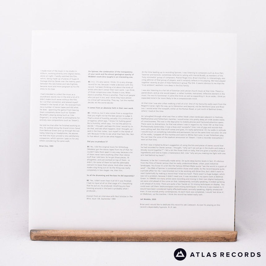 Brian Eno - Spinner - Reissue LP Vinyl Record - NM/NM