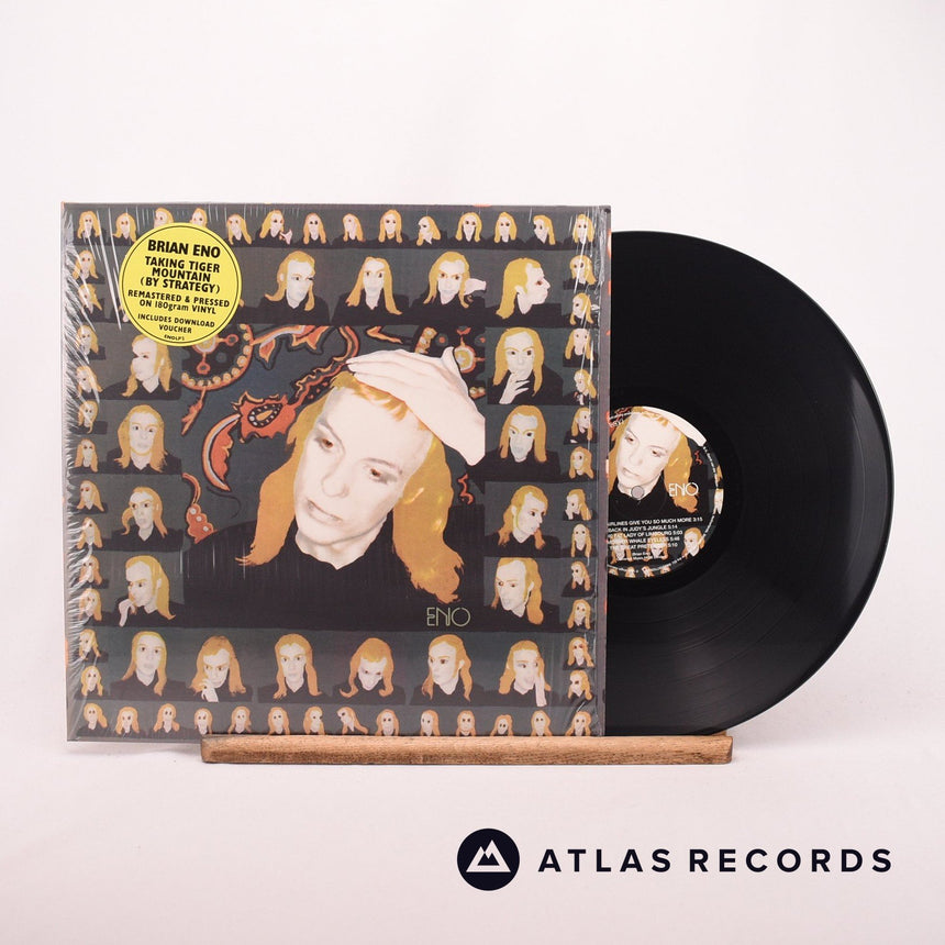 Brian Eno Taking Tiger Mountain LP Vinyl Record - Front Cover & Record