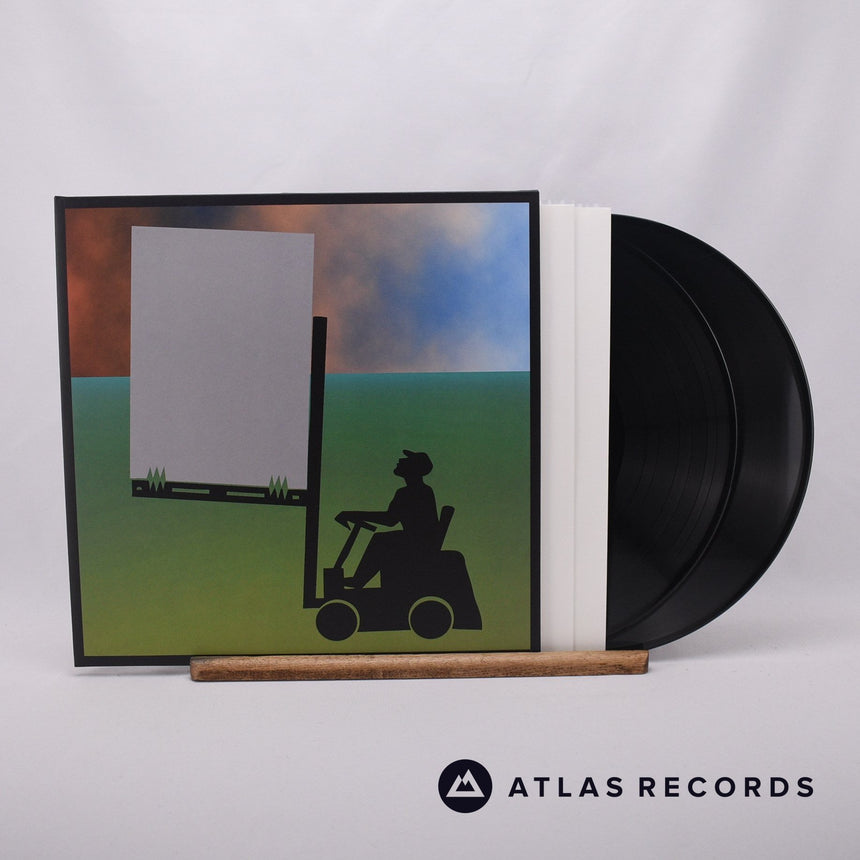 Brian Eno The Drop Double LP Vinyl Record - Front Cover & Record