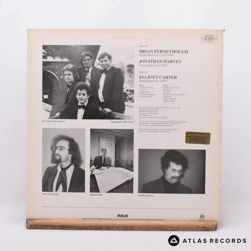 Brian Ferneyhough - String Quartet No. 2 - LP Vinyl Record - VG+/EX