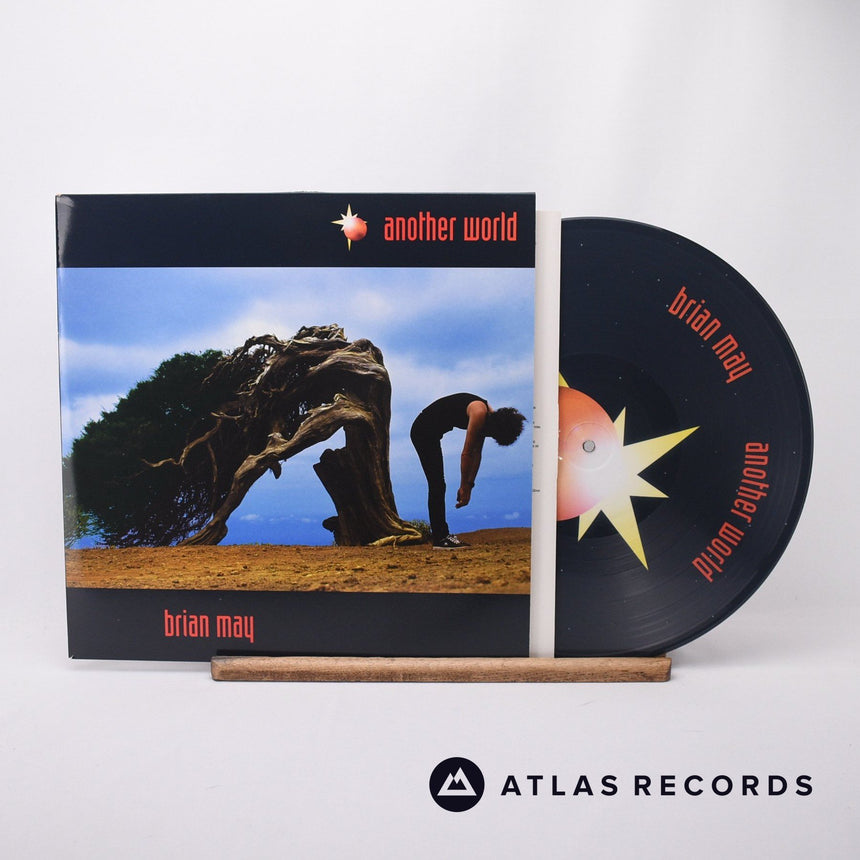 Brian May Another World LP Vinyl Record - Front Cover & Record