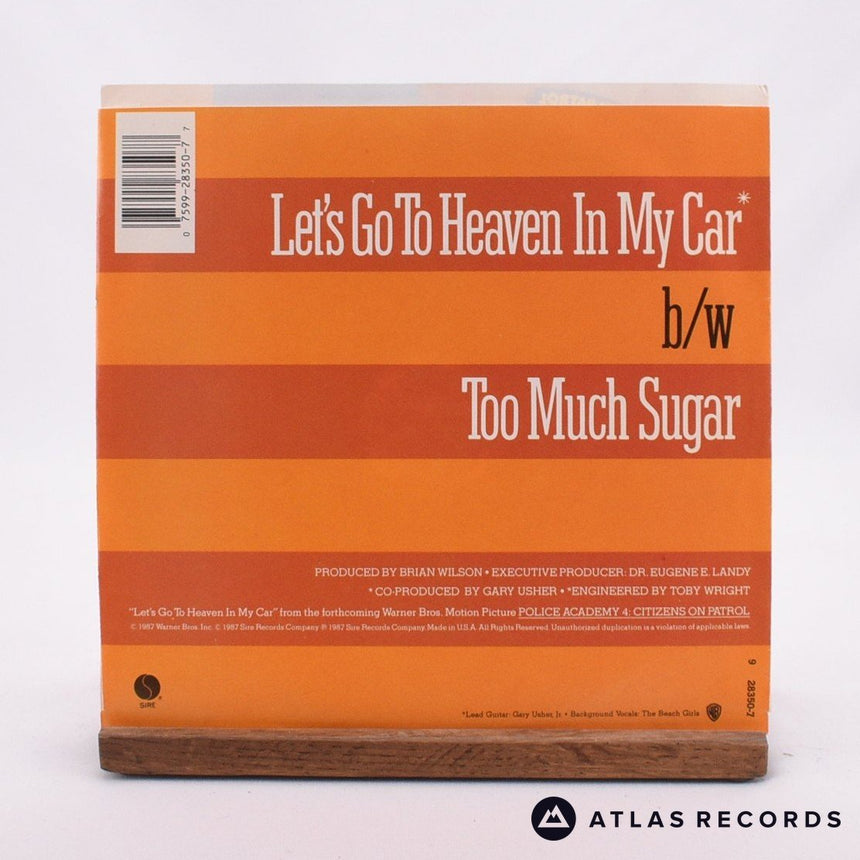 Brian Wilson - Let's Go To Heaven In My Car - 7" Vinyl Record - EX/VG+