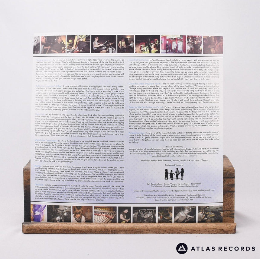 Bridge And Tunnel - East / West - Red Berry Mix Repress LP Vinyl Record - NM/NM