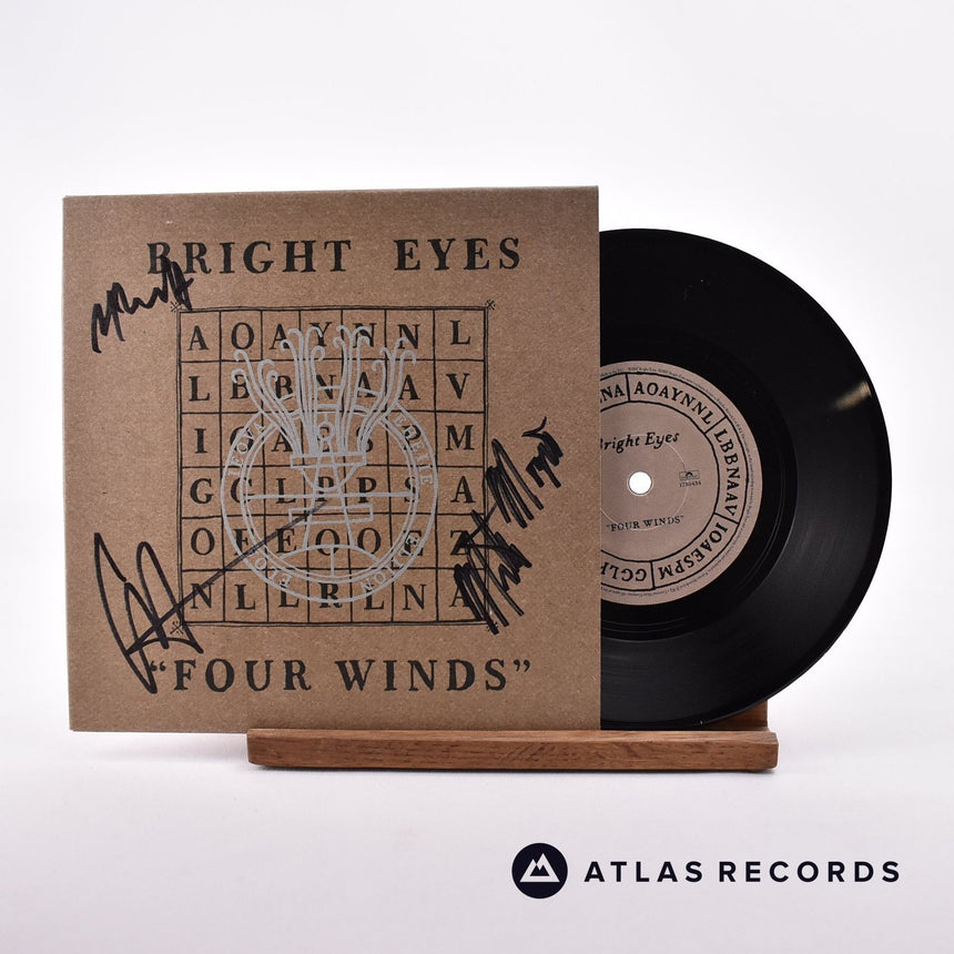 Bright Eyes Four Winds 7" Vinyl Record - Front Cover & Record