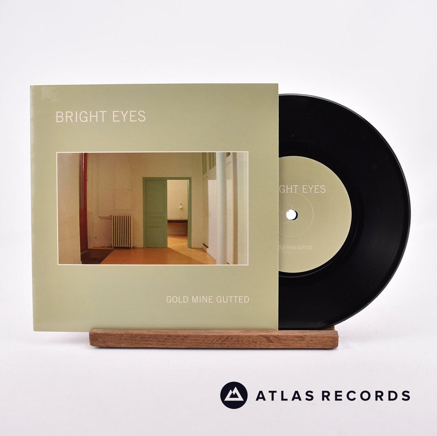 Bright Eyes Gold Mine Gutted 7" Vinyl Record - Front Cover & Record