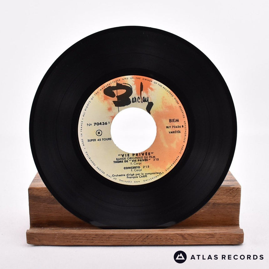 Brigitte Bardot - Bande Originale Du Film Vie Privée - 7" EP Vinyl Record - VG+/VG+