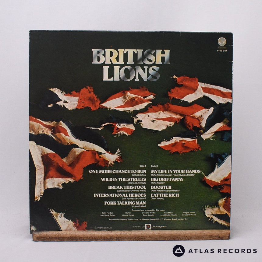 British Lions - British Lions - LP Vinyl Record - EX/EX
