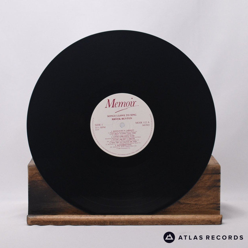 Brook Benton - Songs I Love To Sing - Mono Reissue LP Vinyl Record - VG+/EX