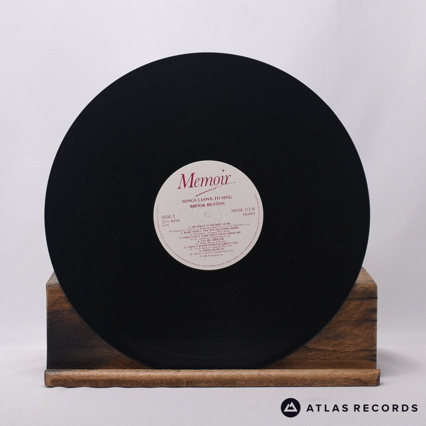 Brook Benton - Songs I Love To Sing - Mono Reissue LP Vinyl Record - VG+/EX