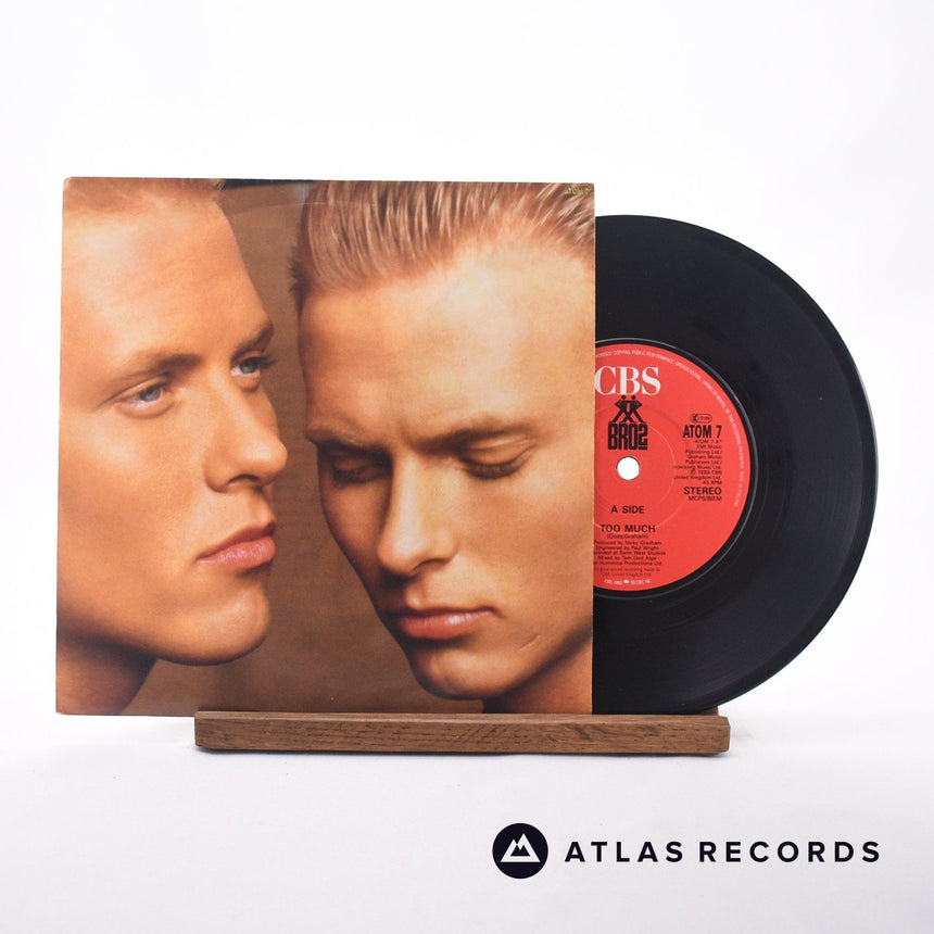 Bros Too Much 7" Vinyl Record - Front Cover & Record