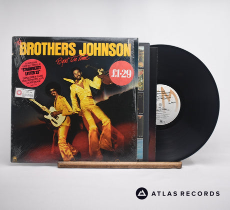 Brothers Johnson Right On Time LP Vinyl Record - Front Cover & Record
