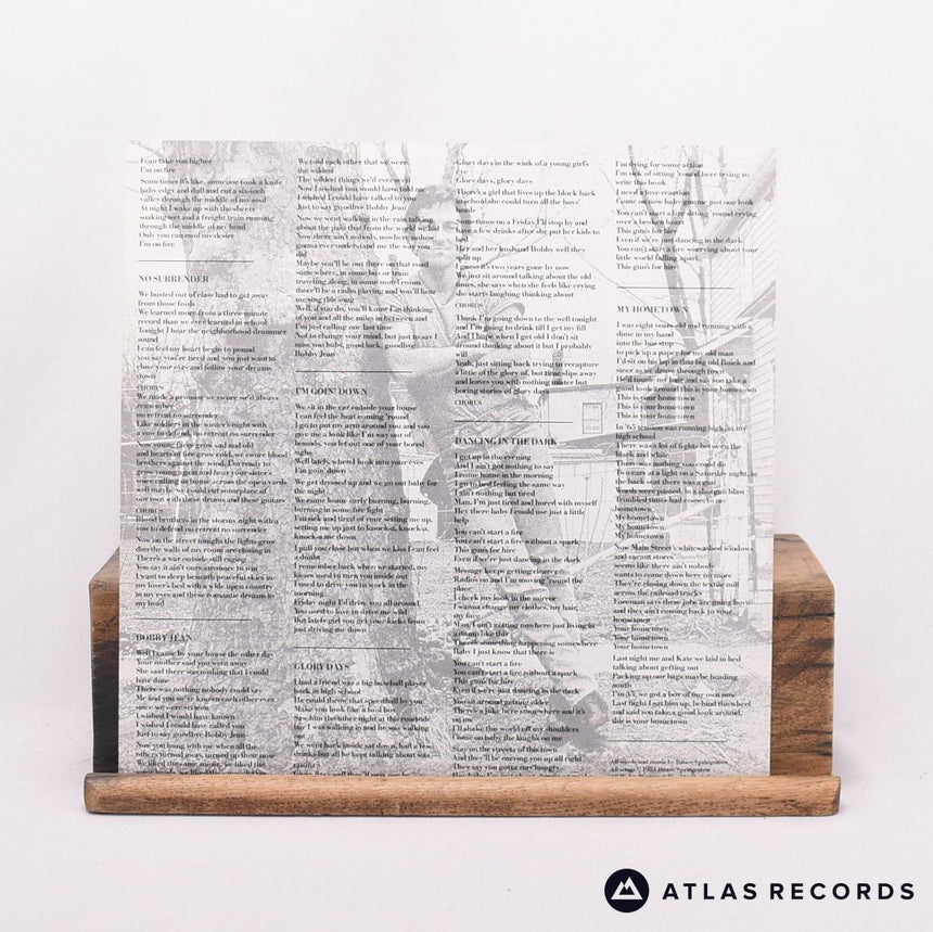 Bruce Springsteen - Born In The U.S.A. - Lyric Sheet LP Vinyl Record - VG+/EX
