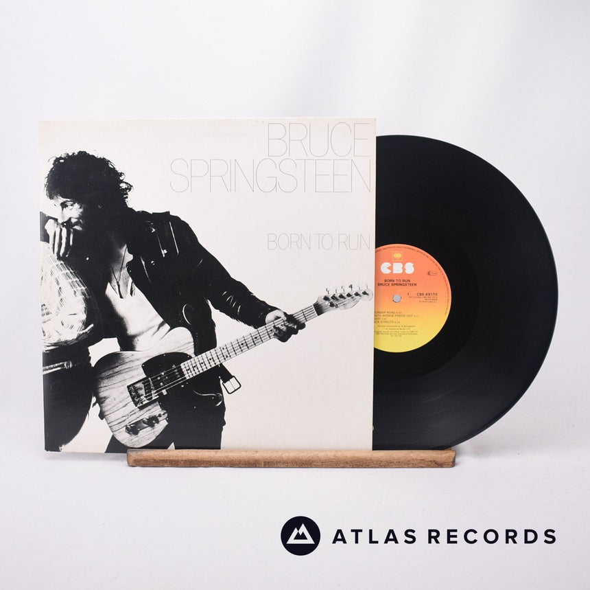 Bruce Springsteen Born To Run LP Vinyl Record - Front Cover & Record