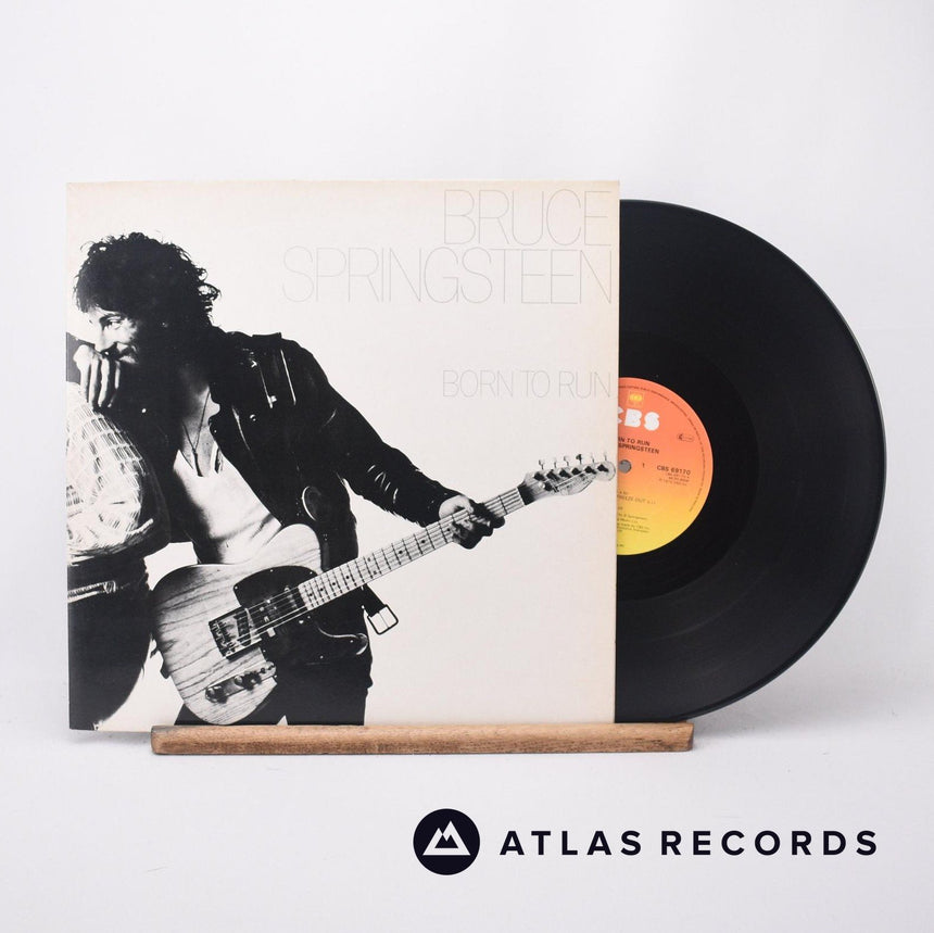 Bruce Springsteen Born To Run LP Vinyl Record - Front Cover & Record