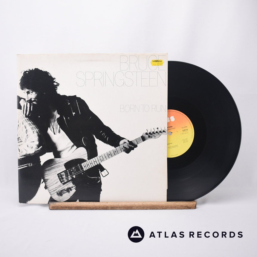 Bruce Springsteen Born To Run LP Vinyl Record - Front Cover & Record