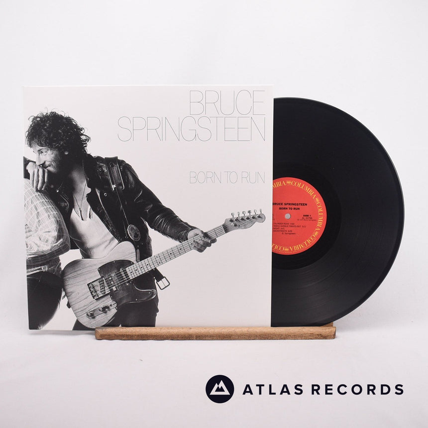 Bruce Springsteen Born To Run LP Vinyl Record - Front Cover & Record