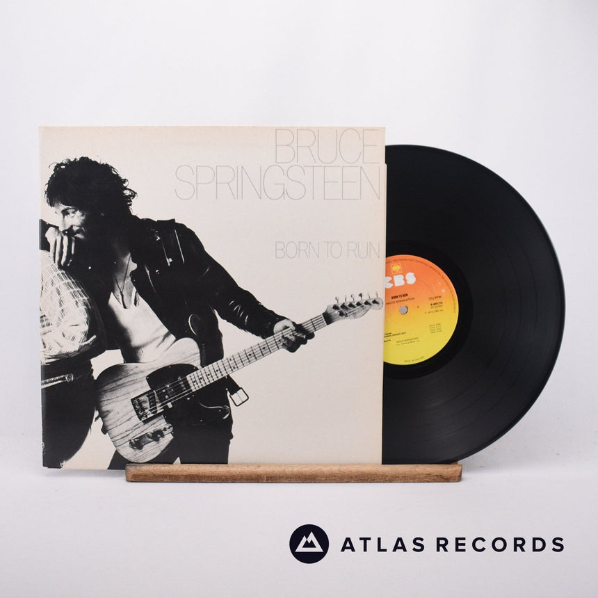 Bruce Springsteen Born To Run LP Vinyl Record - Front Cover & Record