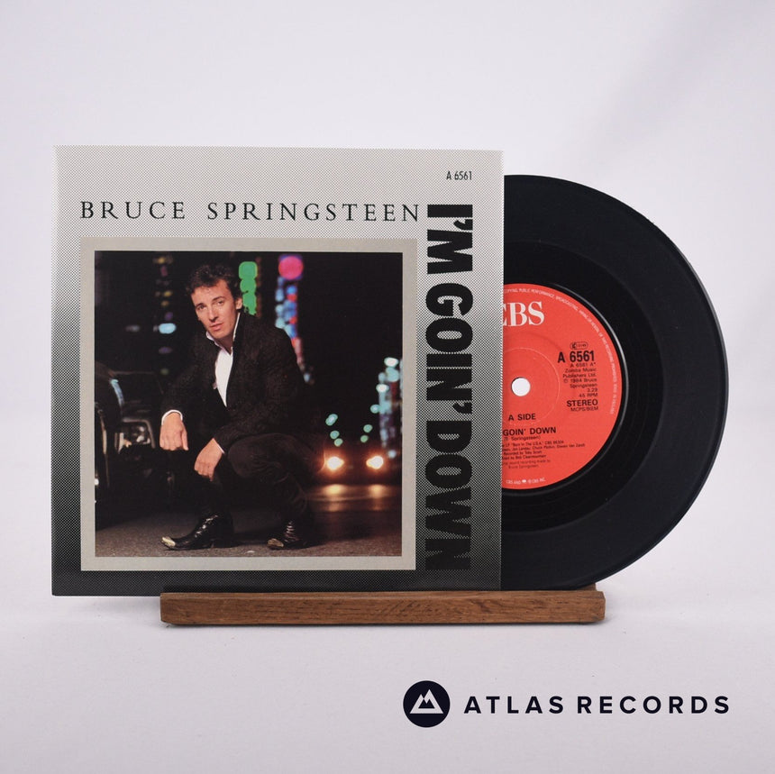 Bruce Springsteen I'm Goin' Down 7" Vinyl Record - Front Cover & Record