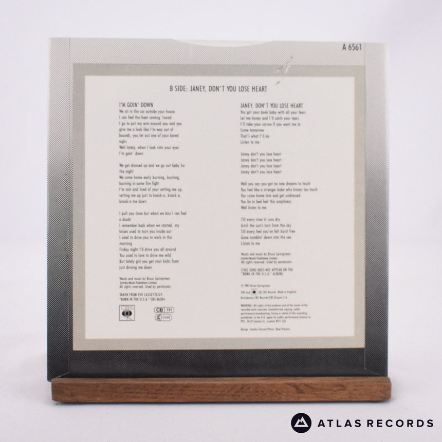 Bruce Springsteen - I'm Goin' Down - 7" Vinyl Record - VG+/EX