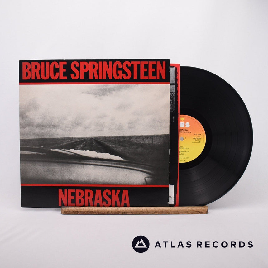 Bruce Springsteen Nebraska LP Vinyl Record - Front Cover & Record