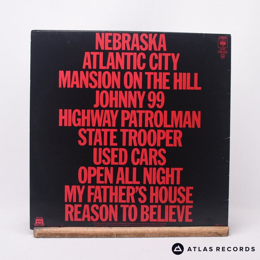 Bruce Springsteen - Nebraska - Insert Reissue LP Vinyl Record - VG+/EX