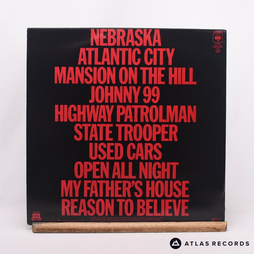 Bruce Springsteen - Nebraska - A-3 B-3 LP Vinyl Record - EX/EX
