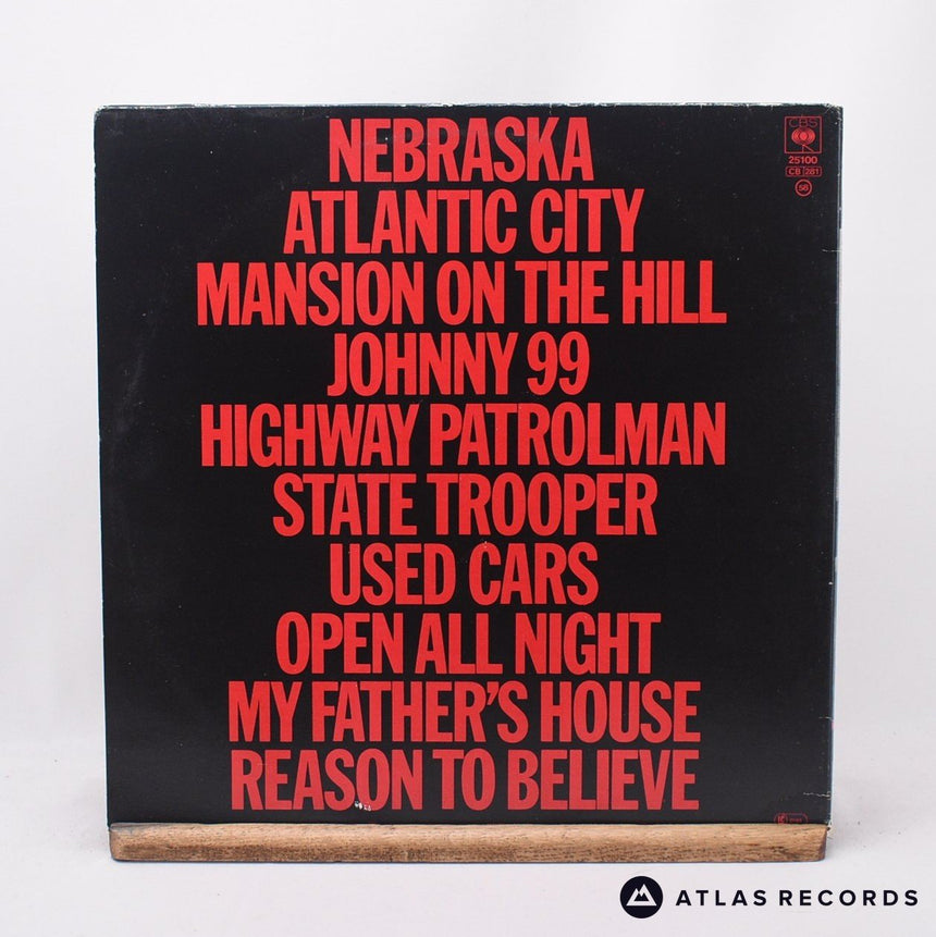 Bruce Springsteen - Nebraska - Repress Gatefold A-1 B-1 LP Vinyl Record - EX/EX