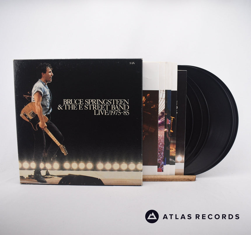 Bruce Springsteen & The E-Street Band Live 5 x LP Vinyl Record - Front Cover & Record