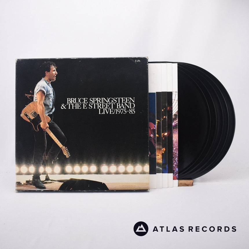 Bruce Springsteen & The E-Street Band Live 1975-85 5 x LP Vinyl Record - Front Cover & Record
