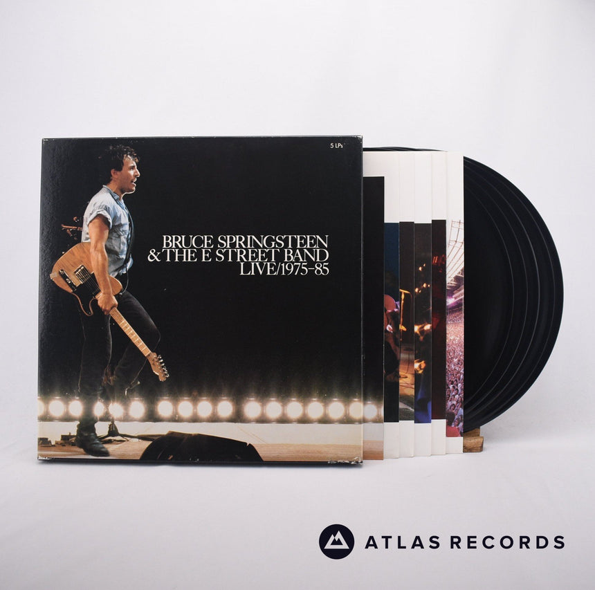 Bruce Springsteen & The E-Street Band Live 1975-85 5 x LP Vinyl Record - Front Cover & Record
