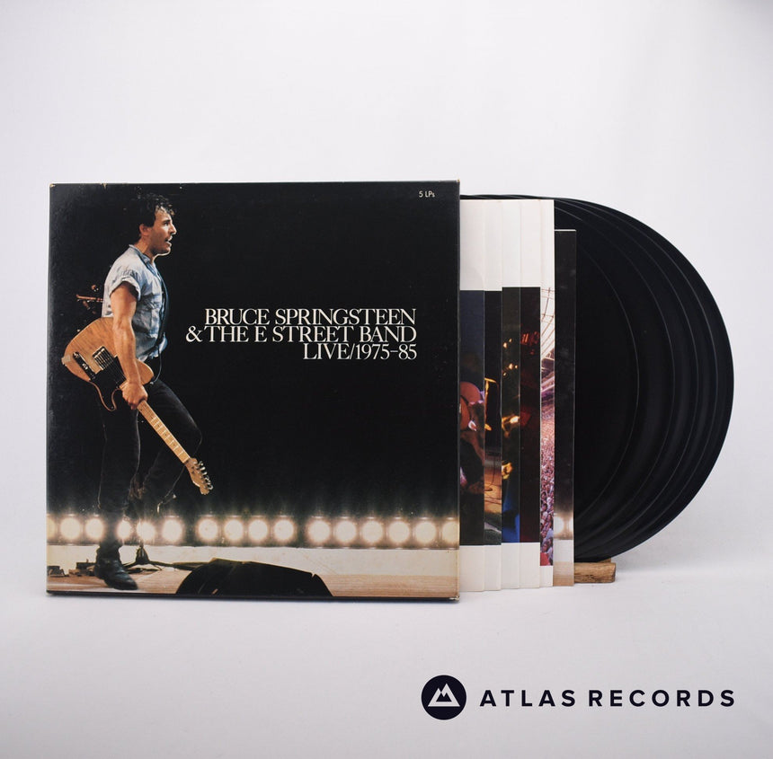 Bruce Springsteen & The E-Street Band Live 1975-85 5 x LP Vinyl Record - Front Cover & Record