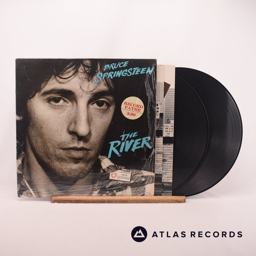 Bruce Springsteen The River 2 x LP Vinyl Record - Front Cover & Record