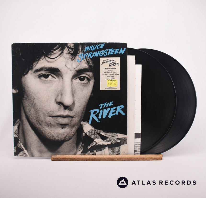 Bruce Springsteen The River 2 x LP Vinyl Record - Front Cover & Record