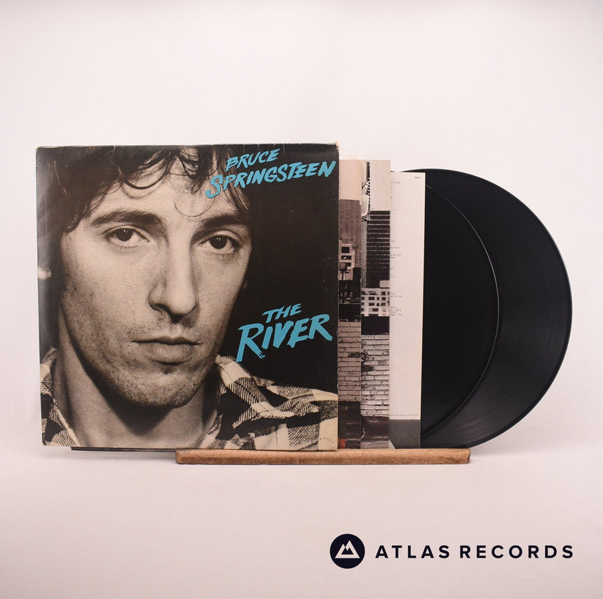 Bruce Springsteen The River 2 x LP Vinyl Record - Front Cover & Record