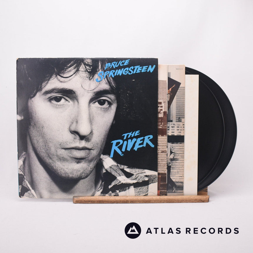 Bruce Springsteen The River 2 x LP Vinyl Record - Front Cover & Record