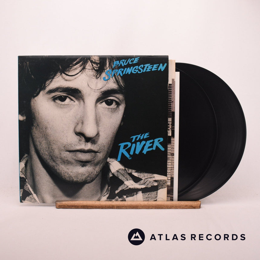 Bruce Springsteen The River 2 x LP Vinyl Record - Front Cover & Record