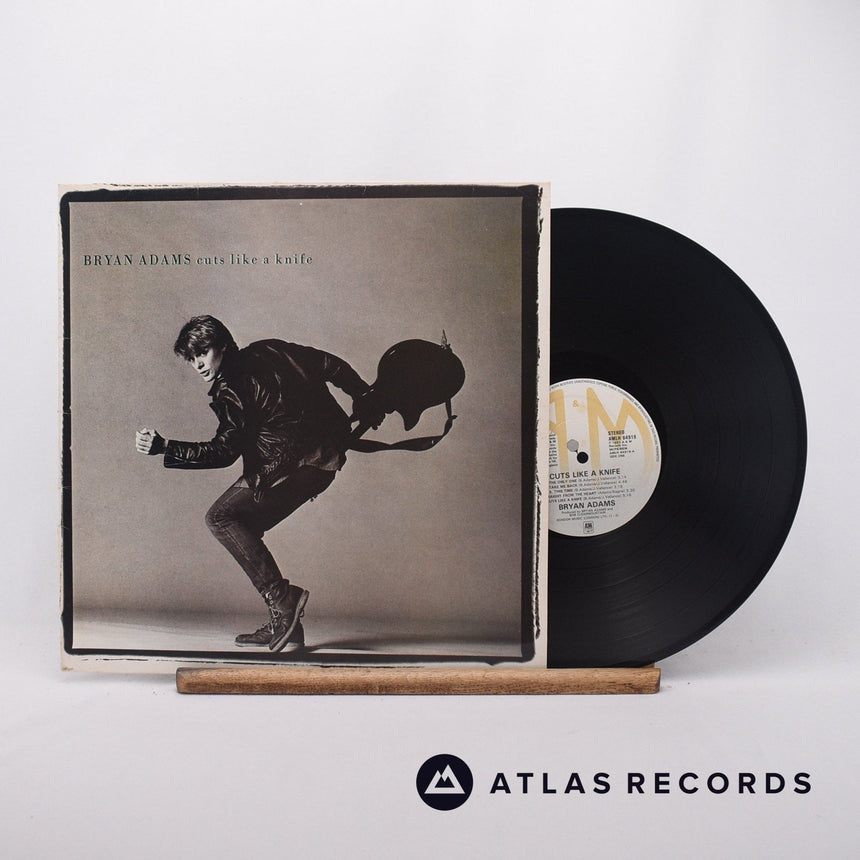 Bryan Adams Cuts Like A Knife LP Vinyl Record - Front Cover & Record