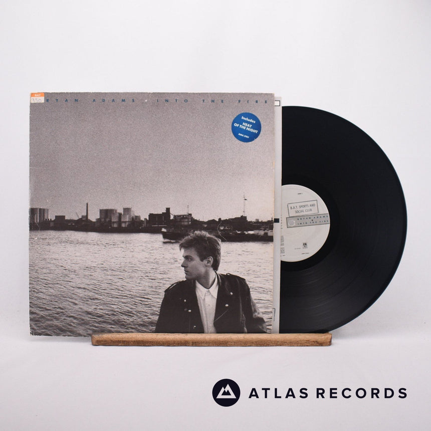Bryan Adams Into The Fire LP Vinyl Record - Front Cover & Record