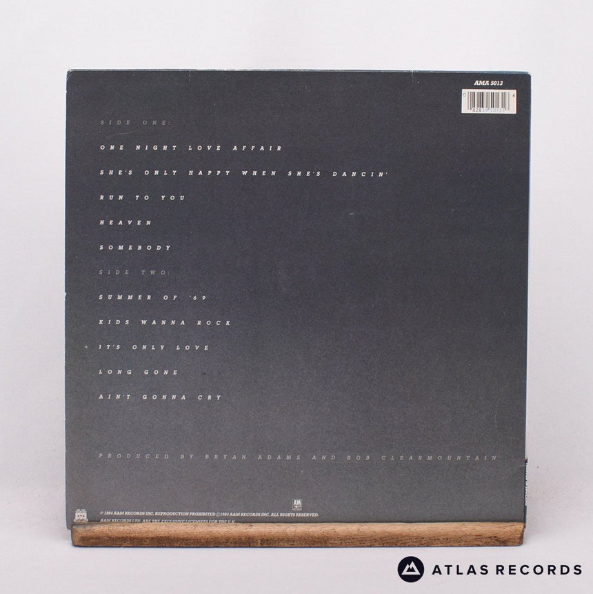 Bryan Adams - Reckless - Reissue LP Vinyl Record - EX/EX